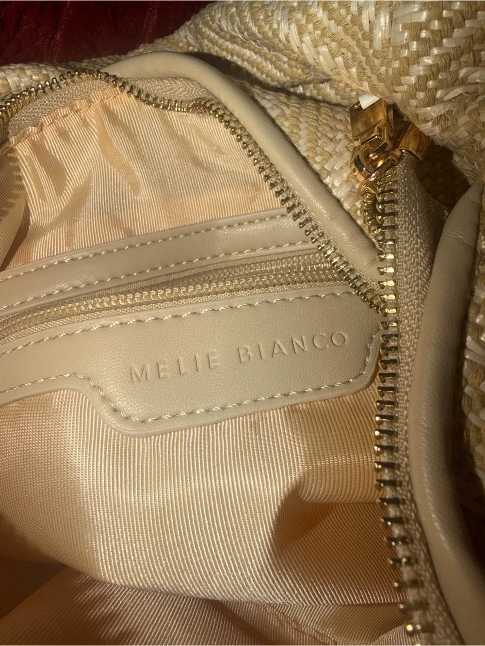 Woven Cream Shoulder Bag – Neutral Summer Tote